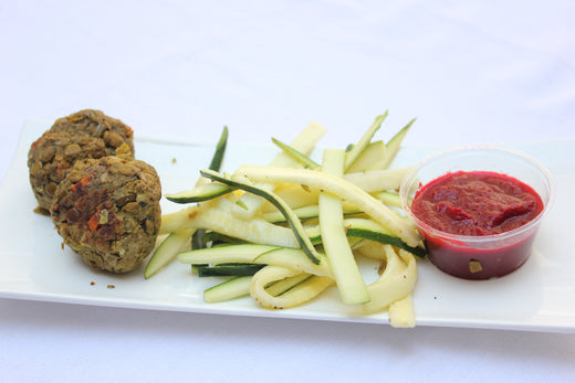 Plant based Noodles and Meatless balls for Your Gut