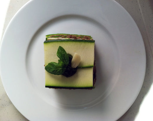 Gluten-free Lentil Pesto Gut-Healthy Lasagna