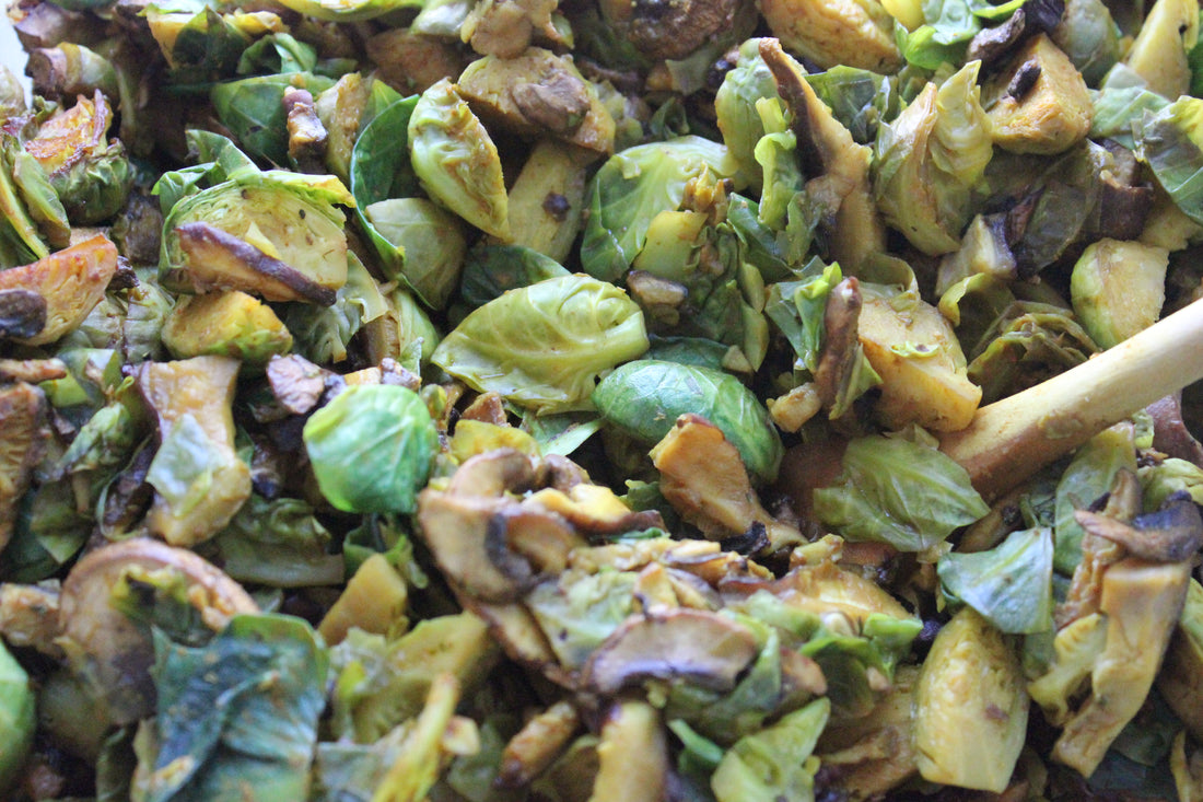 Brussel Sprout Miso Salad