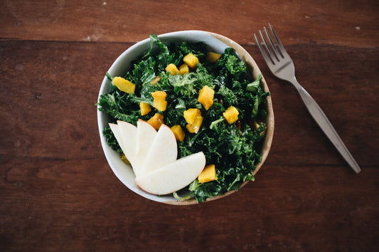 Kale Salad & Coconut Lime Cilantro Dressing