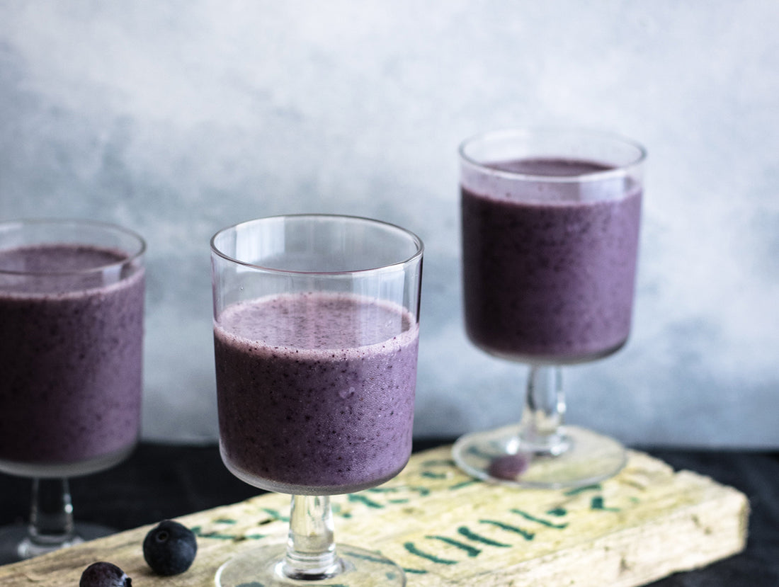 Flat Belly Blueberry Smoothie