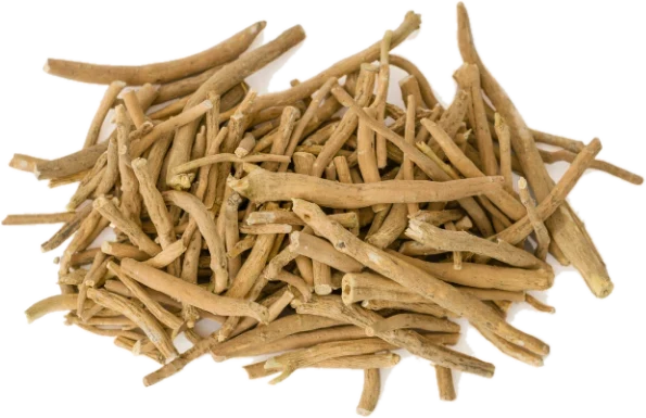 Dried ashwagandha root