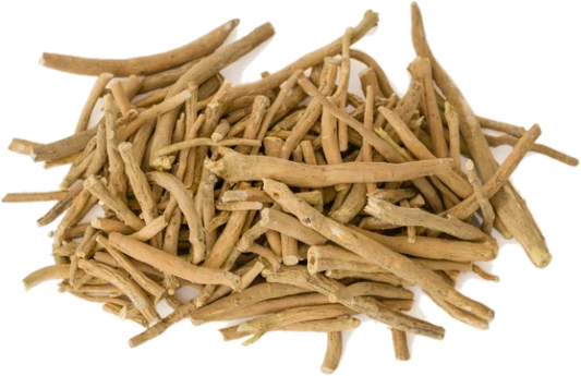 Dried ashwagandha root