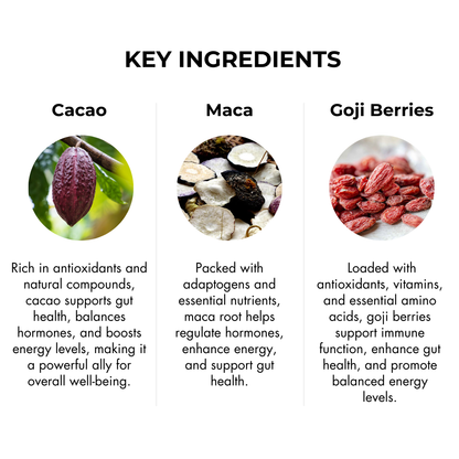 12 PM Good Mood Cacao Maca Bites