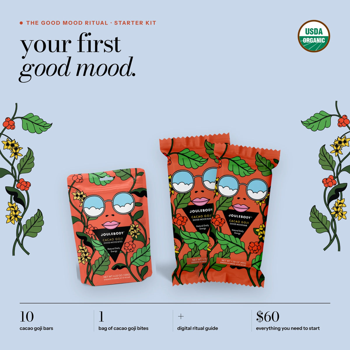 What's inside the Good Mood Ritual starter kit